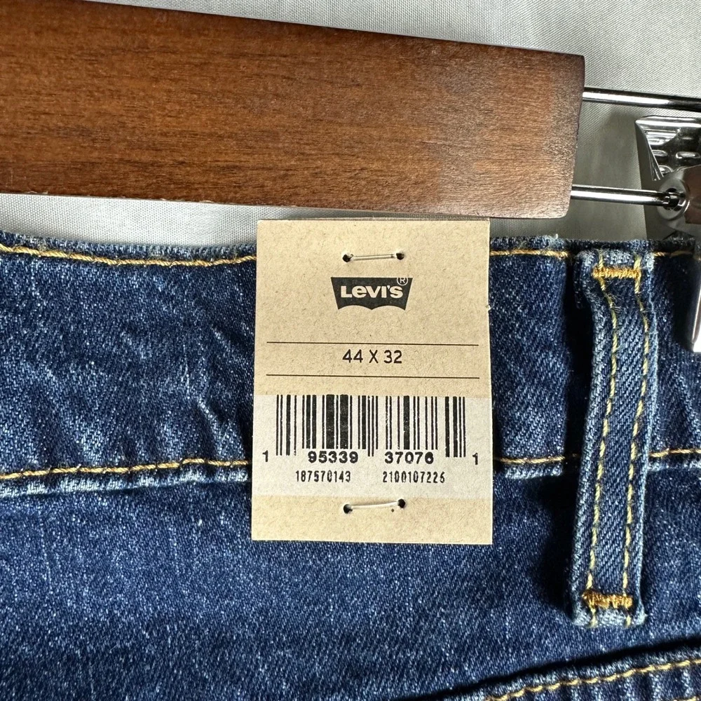 Levis 541 Athletic Taper Jeans Mens 44x32 Blue Denim Big & Tall Eco Ease Stretch